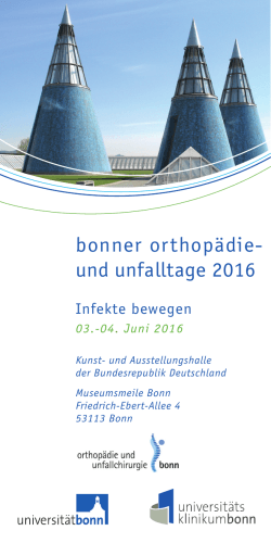 bonner orthopädie- und unfalltage 2016