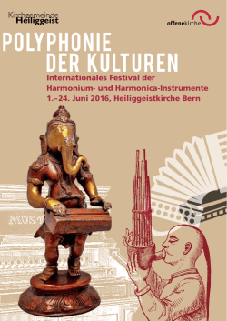 eFlyer Polyphonie der Kulturen