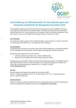 Infoblatt Reisestipendien
