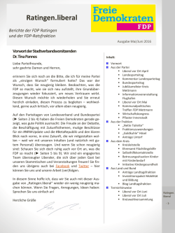 Ratingen.liberal - FDP