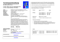 Einladung/Ausschreibung - SG Schorndorf Tischtennis
