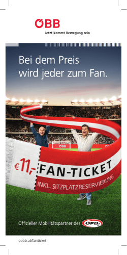 Fan-Ticket Flyer