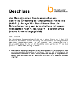 Beschlusstext (91.3 kB, PDF) - Gemeinsamer Bundesausschuss