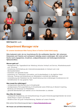 Department Manager m/w - fashion outlet halle leipzig