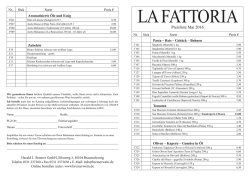Fattoria Preisliste Mai 2016