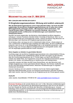 IV-Eingliederungsamassnahmen werden endlich untersucht