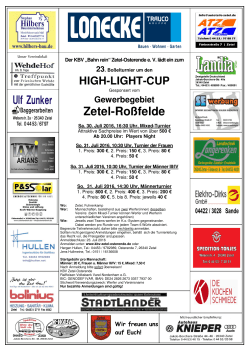 Info - KBV Zetel