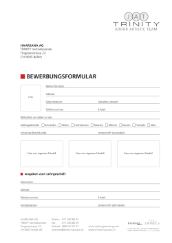bewerbungsformular