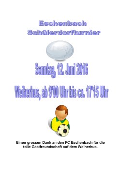 Infos/Spielplan - Schule