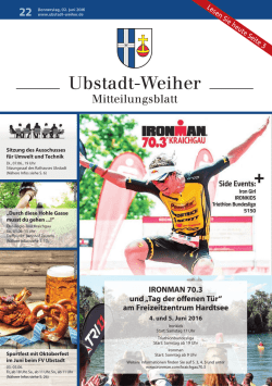 IRONMAN 70.3 und &bdquo;Tag der offenen T&uuml;r&ldquo; am Freizeitzentrum