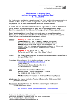Informationen - Museum der Havell&auml;ndischen Malerkolonie
