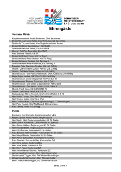 Ehreng&auml;ste - Pontoniere Schmerikon