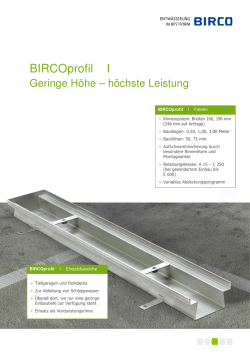 BIRCOprofil I