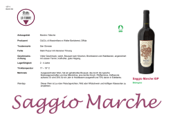 Saggio Marche IGP