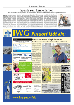 IWGPusdorf lädt ein