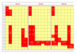 Trainingsplan 2016 - Tennisklub Rot