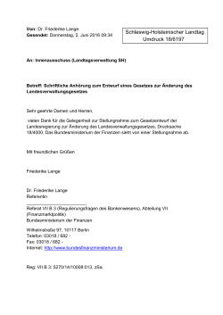 Schleswig-Holsteinischer Landtag Umdruck 18/6197