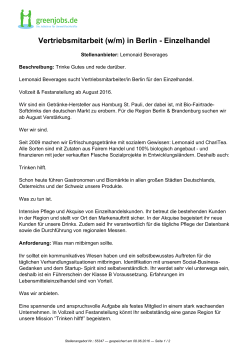 Dieses Stellenangebot als PDF speichern