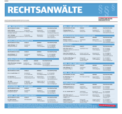 rechtsanwälte - Ludwigsburger Kreiszeitung