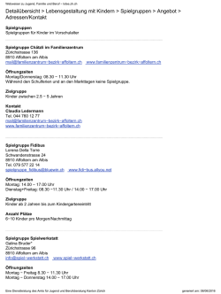 Übersicht inkl. Details - Lotse.zh.ch