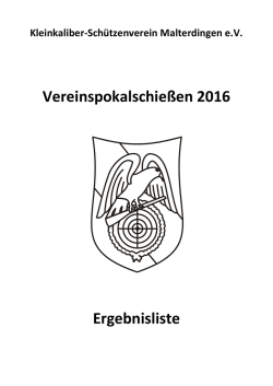 der Ergebnisliste 2016