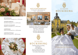 Hochzeitsflyer