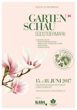 15. 18. Juni 2017 - gartenschau südsteiermark