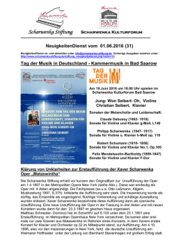 Nr. 31 vom 01.06.2016