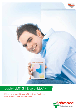 DuploFLEX® 3 - Optimieren Sie Ihren Prozess