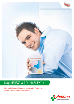 DuploFLEX&reg; 3 - Optimieren Sie Ihren Prozess