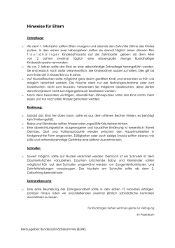 Hinweise f&uuml;r Eltern