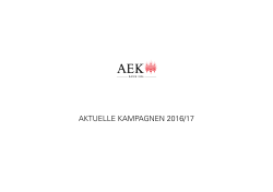 Aktuelle Kampagnen