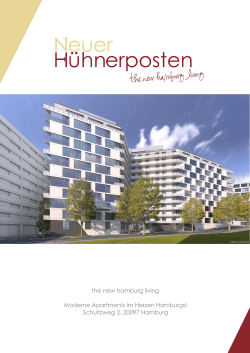 the new hamburg living Moderne Apartments im Herzen