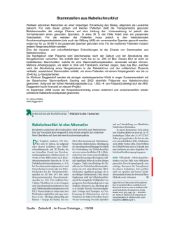 Presse-Info Nabelschnurblut