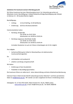 Informationen - In-Time POS