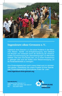 Ingenieure ohne Grenzen e. V.