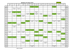 Spielplan TTC Saison 2016