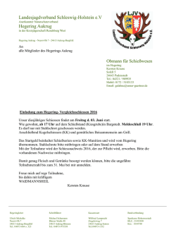 48 kB 27. 5. 2016 Hegering-Vergleichsschießen