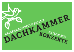 dachkammer - Geigenbauschule Brienz