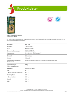 Nativ.Olivenöl IRINA extra Basis VPE: Kan 5Ltr Hersteller
