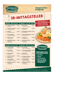 Hier geht`s zu den aktuellen SB-Mittagsmen&uuml;s im Juni!