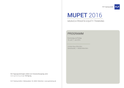 mupet 2016 - P+P Pöllath + Partners