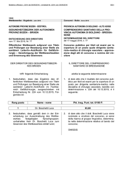 Ergebnis [19928] - Regione Trentino Alto Adige