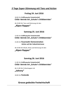 Programm - Feuerwehr Niederhasli