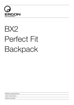 BX2 Perfect Fit Backpack