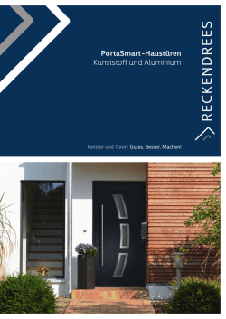 PortaSmart-Haustüren - reckendrees