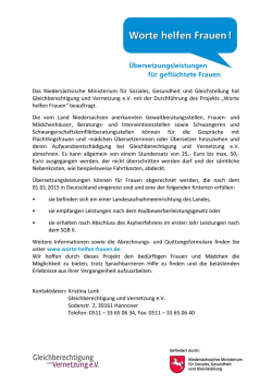 Informationsblatt