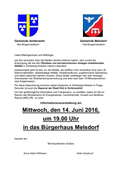 Informationsveranstaltung