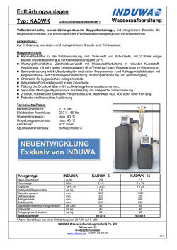NEUENTWICKLUNG Exklusiv von INDUWA