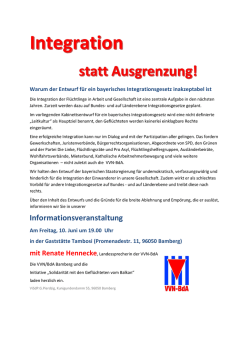Informationen - VVN/BdA Bamberg